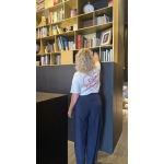 Tee-shirt blanc cœur rouge “Girl Power” – Tendance et affirmé