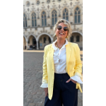 Blazer jaune – Élégance lumineuse et style moderne