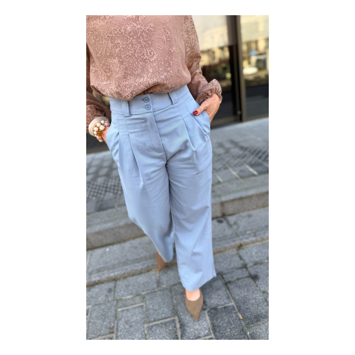 Pantalon fluide beige – Élégance naturelle et confort