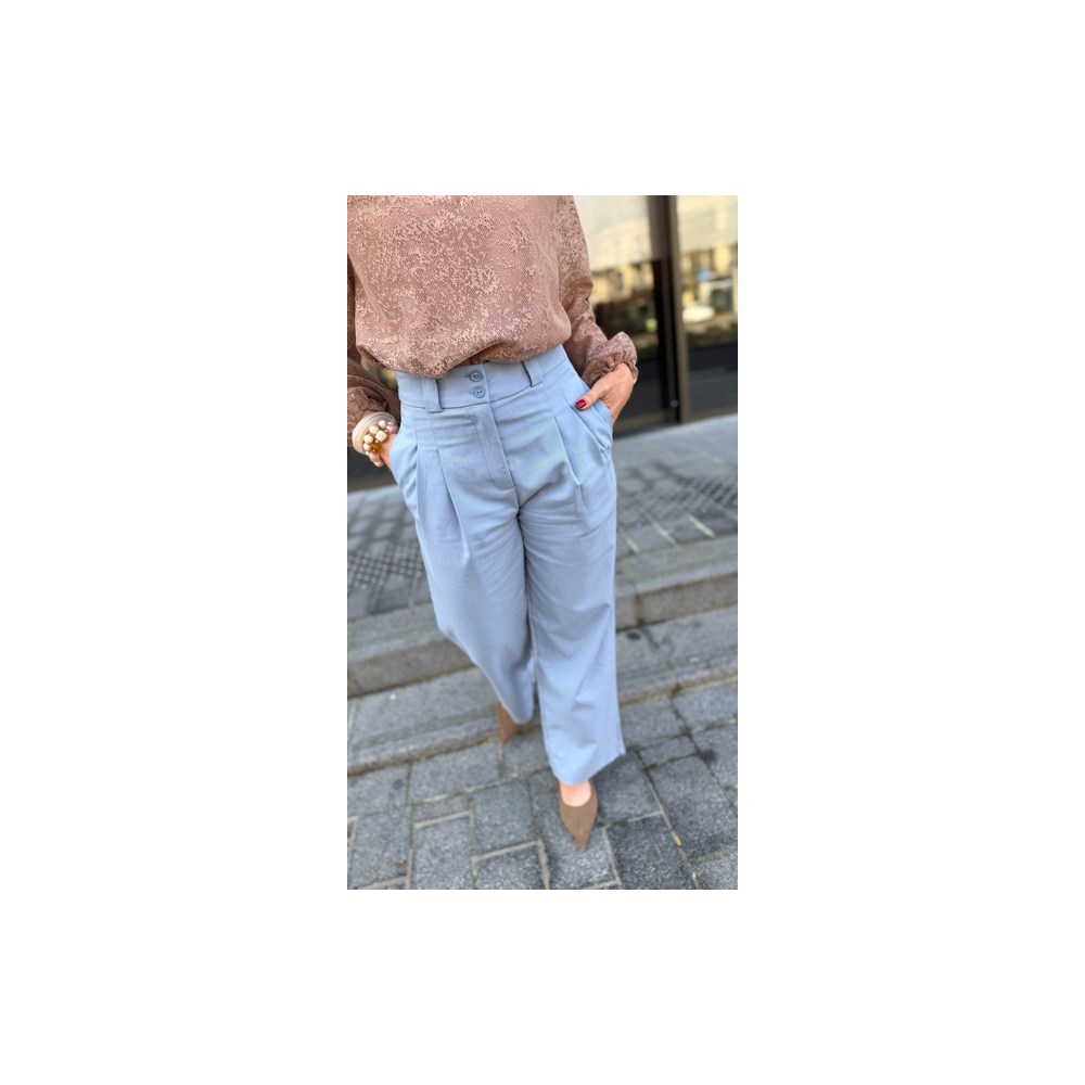 Pantalon fluide beige – Élégance naturelle et confort