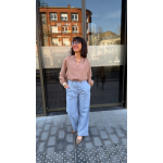 Pantalon fluide beige – Élégance naturelle et confort