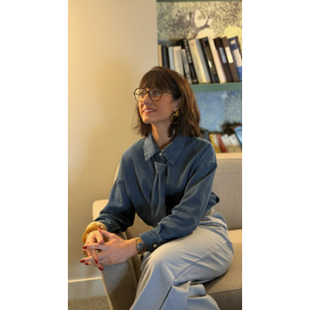 Chemise effet jean – Élégance casual avec cravate