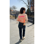 Tee-shirt Iconic – Blanc, Rose ou Orange