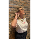 Tee-shirt Iconic – Blanc, Rose ou Orange