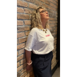 Tee-shirt Iconic – Blanc, Rose ou Orange