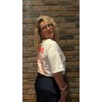 Tee-shirt Iconic – Blanc, Rose ou Orange