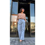 Blouse en dentelle beige – Élégance chic et intemporelle