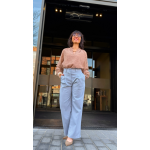 Blouse en dentelle beige – Élégance chic et intemporelle