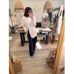 Blazer col mao femme – Veste tendance à bouton | Melle Jeanne