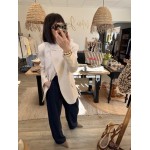 Blazer col mao femme – Veste tendance à bouton | Melle Jeanne